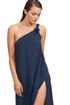 Gottex Luma One Shoulder Sarong Style Maxi Dress